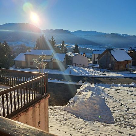 Studio Cabine 4 Couchages, Vue Face Aux Montagnes Font-Romeu-Odeillo-Via Exterior foto