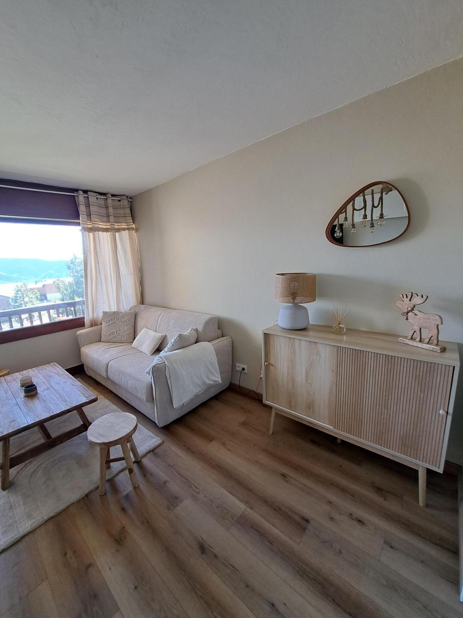 Studio Cabine 4 Couchages, Vue Face Aux Montagnes Font-Romeu-Odeillo-Via Exterior foto